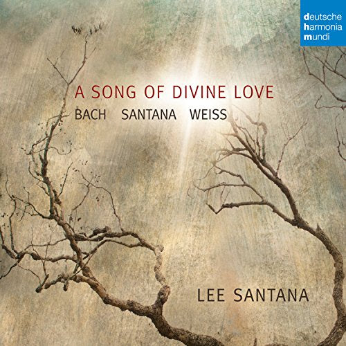 CD cover for Lee Santana’s “Song Of Divine Love” with branch imagery.
