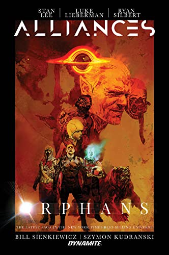 Comic book cover featuring diverse characters and a large, ominous face.
