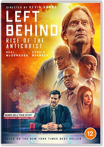 DVD cover for "Left Behind: Rise of the Antichrist" featuring actors.