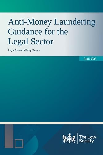 Book cover: “Anti-Money Laundering Guidance for the Legal Sector” April 2025.
