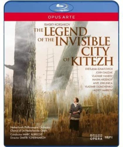 Blu-ray cover for "The Legend of the Invisible City of Kitezh," opera.