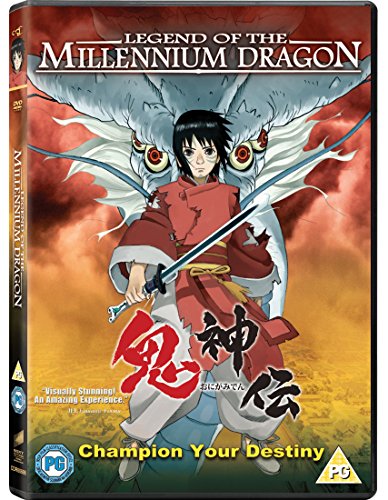 DVD cover for "Legend Of The Millennium Dragon" featuring anime art.