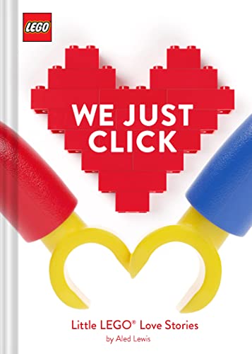 LEGO book cover with a red brick heart and connecting LEGO hands.