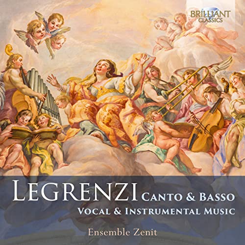 CD cover depicting cherubs and musicians in a Baroque painting style.