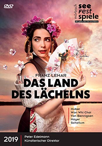 DVD cover for "Das Land Des Lächelns" featuring a woman with flowers.