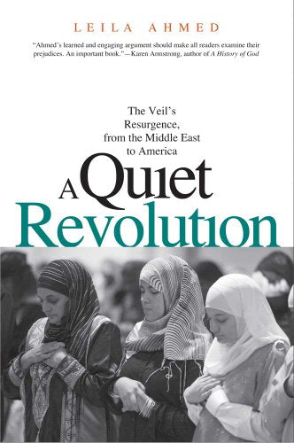 Book cover: "A Quiet Revolution" with women wearing headscarves.