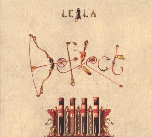 CD cover for Leila’s “Deflect” featuring a bow and arrows design.