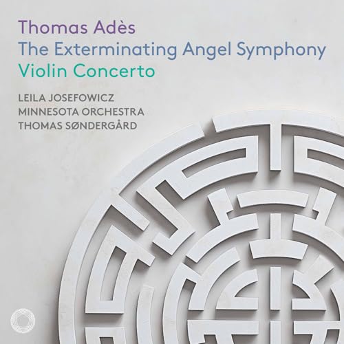 CD cover for “The Exterminating Angel” featuring a labyrinth design.