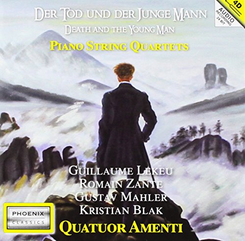 CD cover: painting of a man viewed from behind in a misty landscape.
