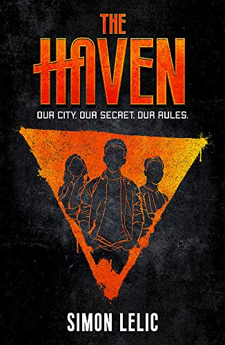 Book cover: "The Haven," featuring silhouettes of three young people.