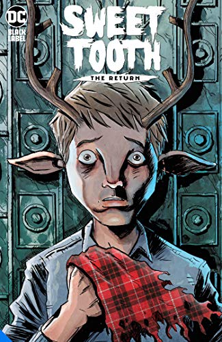 Comic book cover featuring a boy with deer antlers and large eyes.