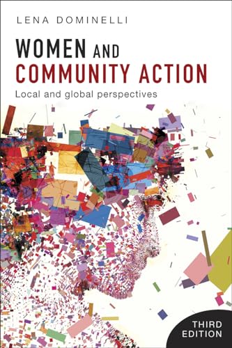 Book cover: "Women and Community Action" with a profile silhouette.