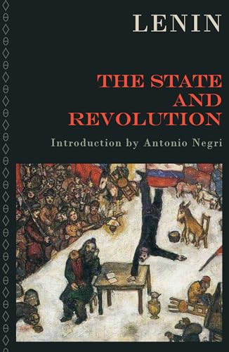 Book cover for Lenin’s “The State and Revolution” with a historical painting.