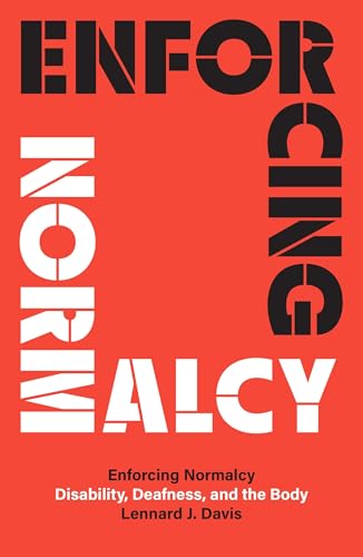 Red book cover with bold, fragmented white and black typography.