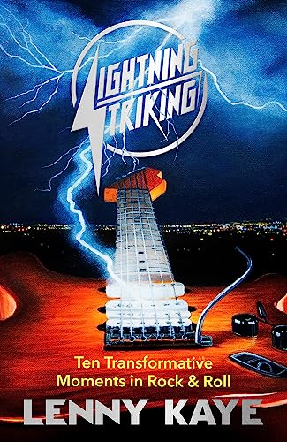 Book cover: lightning strikes an electric guitar against a stormy sky.
