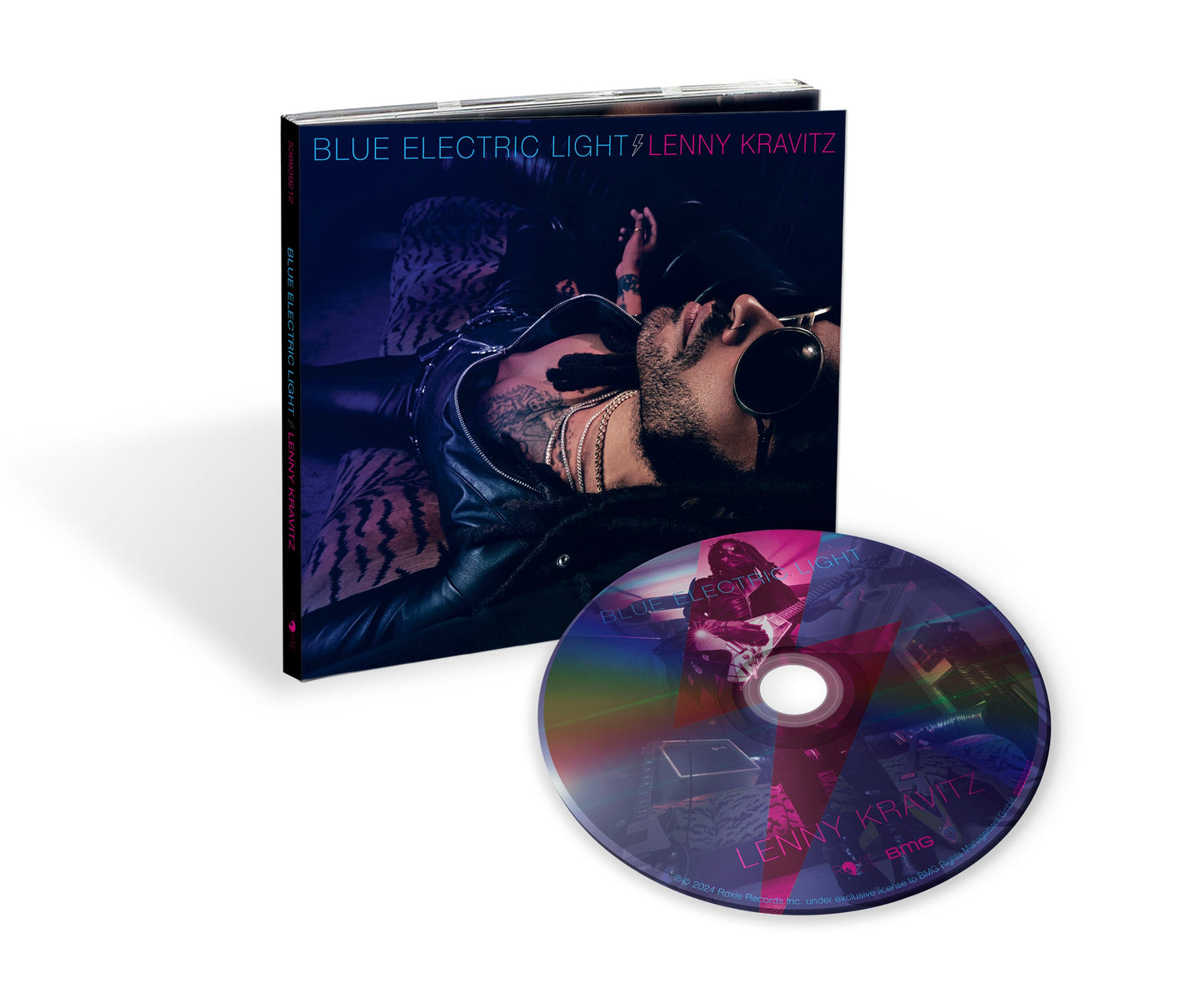 Lenny Kravitz album cover, "Blue Electric Light," with CD included.