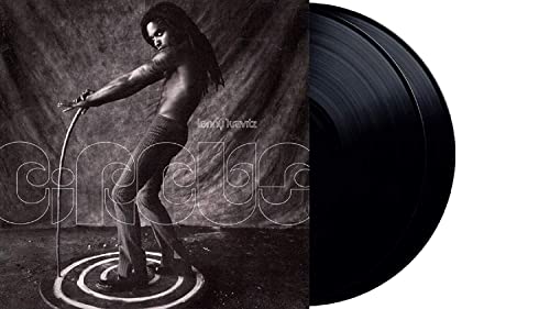 Lenny Kravitz “Circus” vinyl record with artist portrait and black disc.