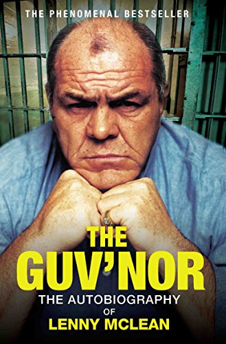 Book cover featuring a stern portrait of bare-knuckle fighter Lenny McLean.