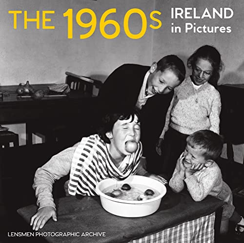 Book cover: black and white photo of Irish children with apples.