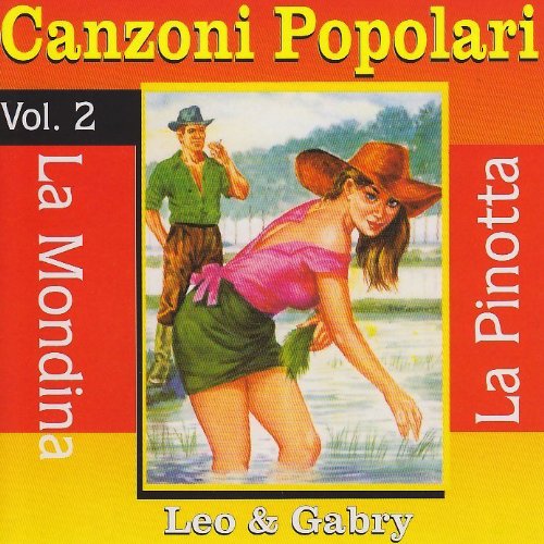 CD cover featuring a couple in traditional rural attire, titled "La Mondina".