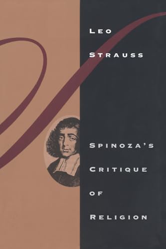 Book cover: “Spinoza’s Critique of Religion” by Leo Strauss, portrait included.