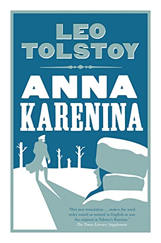 Book cover: “Anna Karenina” by Leo Tolstoy, Alma Classics edition.