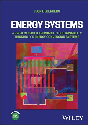 Book cover for "Energy Systems" with abstract circuit-like imagery.