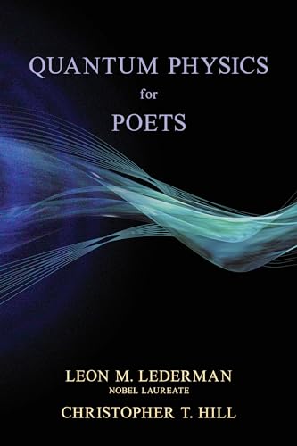 Book cover: “Quantum Physics for Poets” with abstract blue wave design.