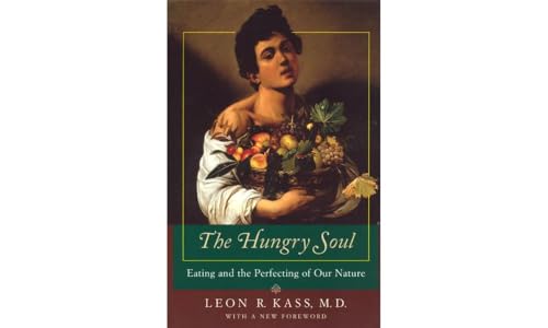 Book cover: "The Hungry Soul" with a painting of a woman and fruit.