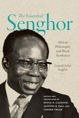 Book cover featuring a portrait of Léopold Sédar Senghor, author of “The Essential Senghor.”