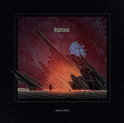Album cover art showing a figure standing before glowing geometric crystals against a dark sky.