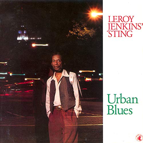 Leroy Jenkins album cover featuring a portrait of the artist at night.