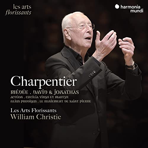 CD cover featuring William Christie, conductor, in a black suit.