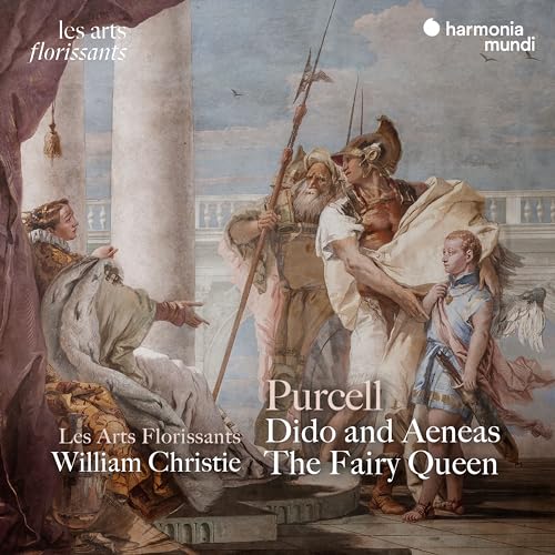 CD cover: classical painting of figures, text “Purcell: Dido and Aeneas”.
