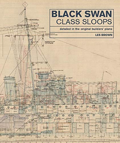 Detailed technical drawing of a Black Swan class sloop warship.
