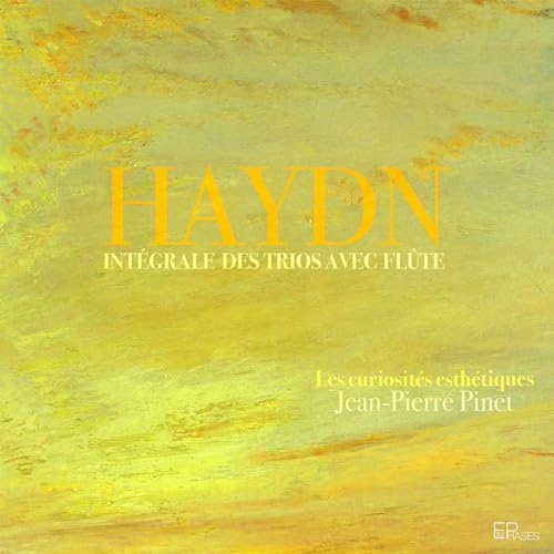 CD cover with gold text reading "HAYDN" on a textured yellow background.