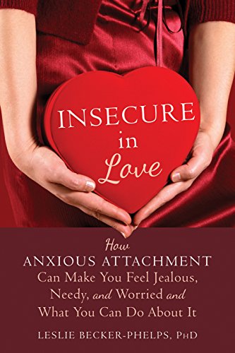 Book cover with red heart and title “Insecure in Love.”
