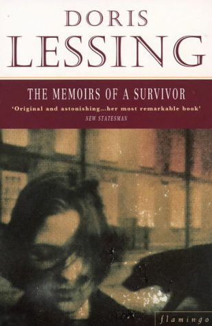 Book cover: “The Memoirs of a Survivor” by Doris Lessing, with a blurred portrait.