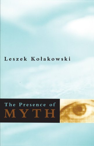 Book cover: “The Presence of Myth” with an eye image.