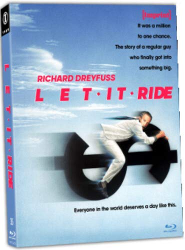 Let It Ride" Blu-ray cover featuring Richard Dreyfuss running near a dollar sign.