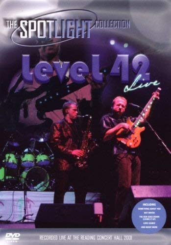Level 42 DVD cover featuring band members performing live on stage.