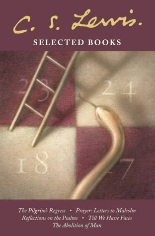 C.S. Lewis selected books cover with a ladder and snake image.