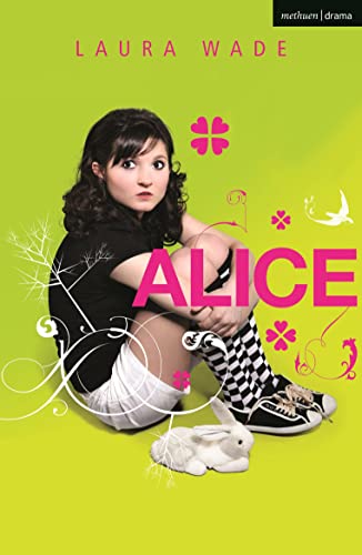Book cover: young woman with rabbit, titled "Alice" in pink lettering.