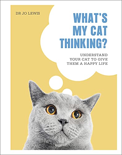 Book cover featuring a gray cat looking up with a thought bubble.