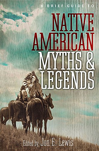 Book cover: “Native American Myths & Legends” with a historical image.