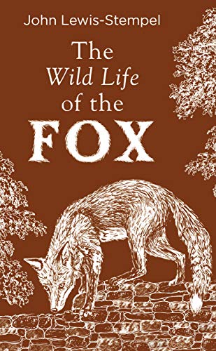 Brown book cover featuring a white line drawing of a fox on a wall.