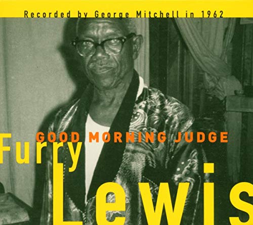 CD cover featuring a portrait of blues musician Furry Lewis in glasses.
