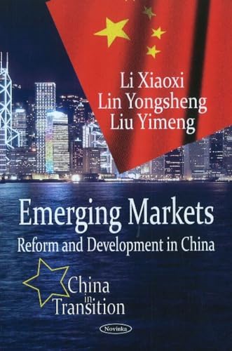 Book cover for “Emerging Markets” with a city skyline and Chinese flag.