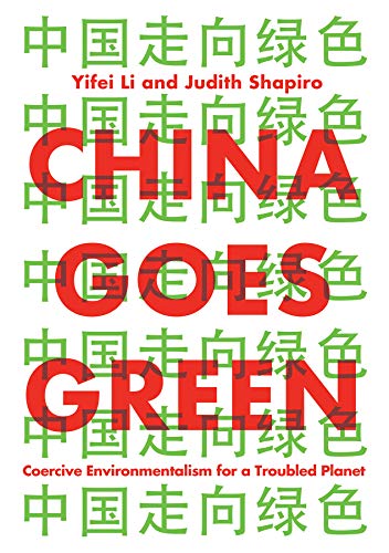 Book cover with red and green text: "China Goes Green.