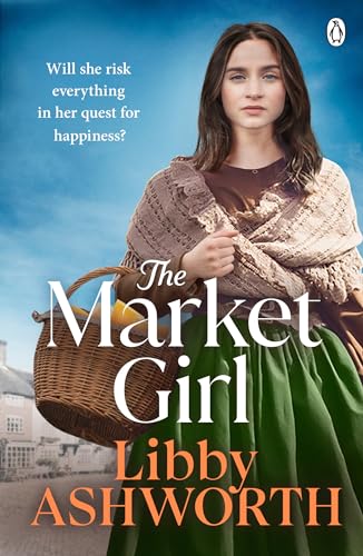 Book cover featuring a woman in historical clothing with a market basket.